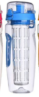 32oz Fruit Infuser Water Bottle In BPA-Free Plastic