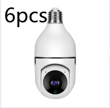 1080P WiFi Bulb Security Camera With 4X Zoom And Motion Alarm