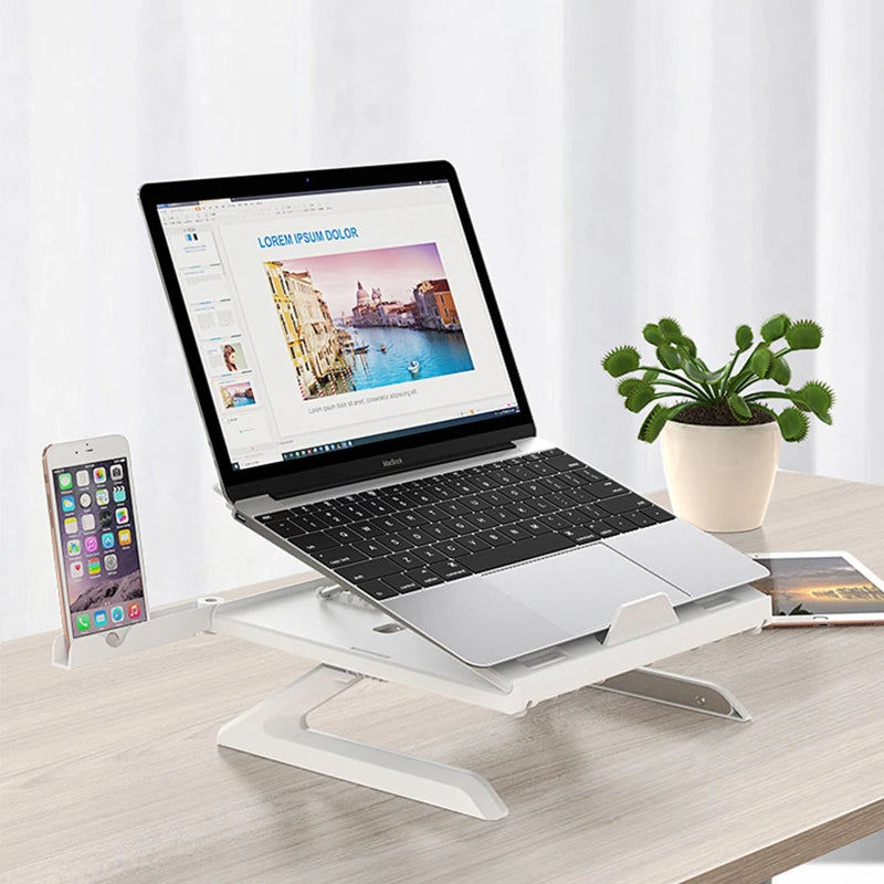 Folding Aluminium Laptop Stand for 10 to 15.6 Inch Laptops