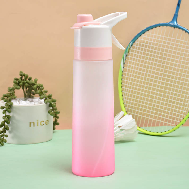 Spray Water Bottle With Handle Strap For Sport And Travel