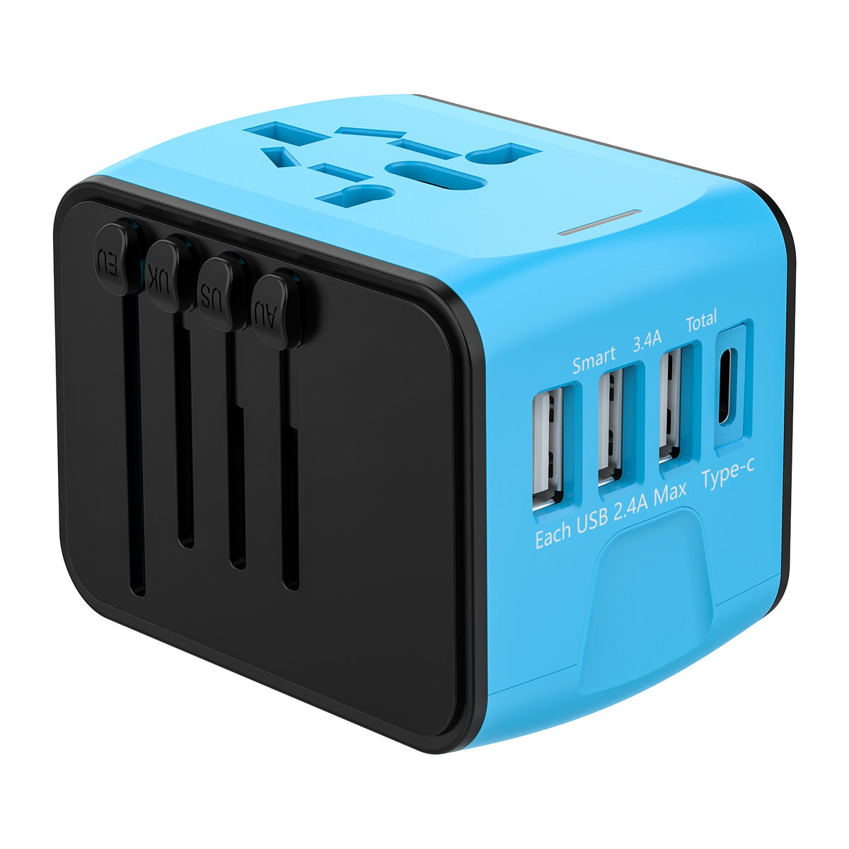 Multi-Function Travel Plug Adapter, Multinational Converter Socket