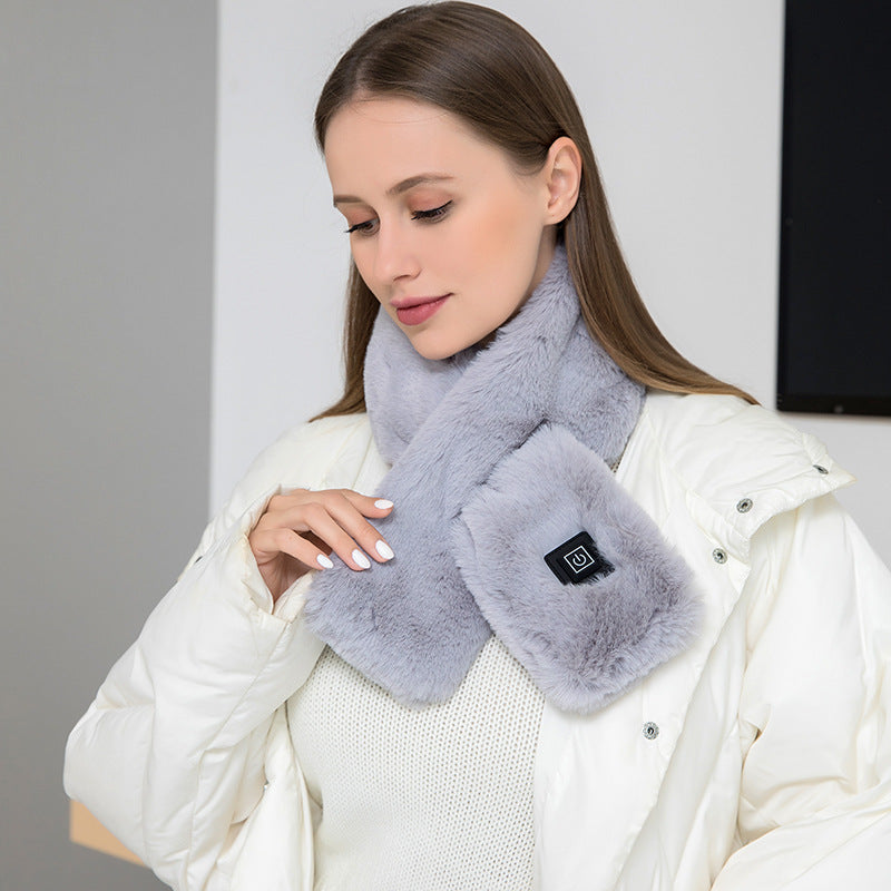 USB Heated Neck Wrap Scarf With 3 Heat Settings
