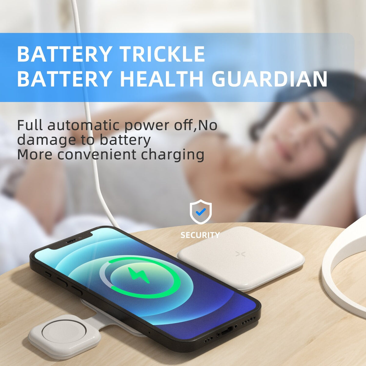 3 In 1 Foldable Magnetic Wireless Charger With 15W Output