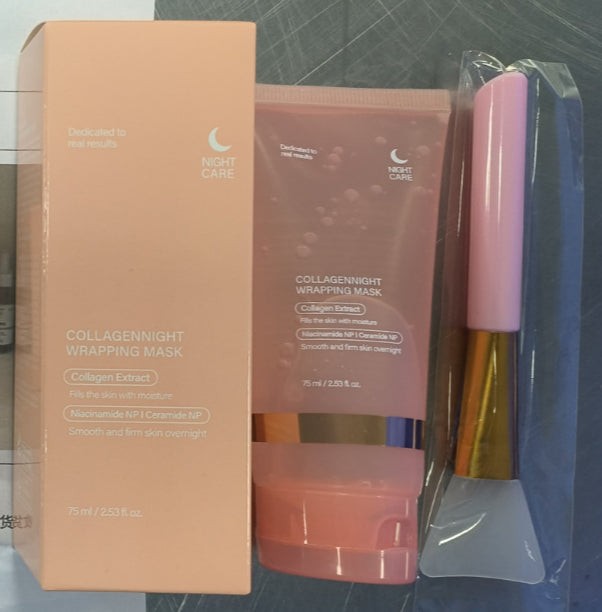 Collagen Tear-Off Night Face Mask For A Smooth, Hydrated Look