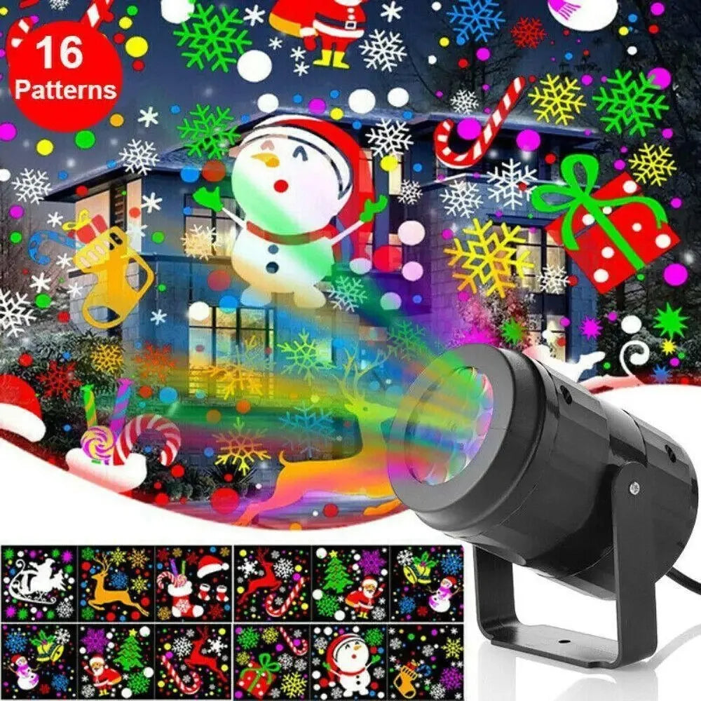 Christmas Snowflake Projector Light for Party Rooms and Stages