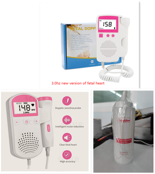 Home Fetal Heartbeat Listening Device with Colour Screen for Parents