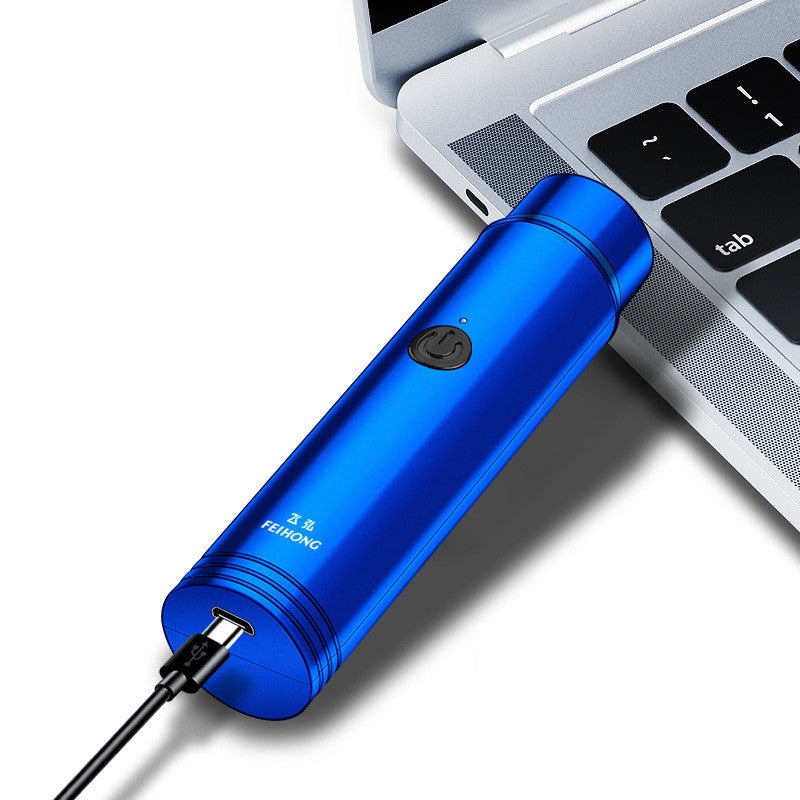 Mini Portable Electric Shaver, USB Rechargeable for Home and Car