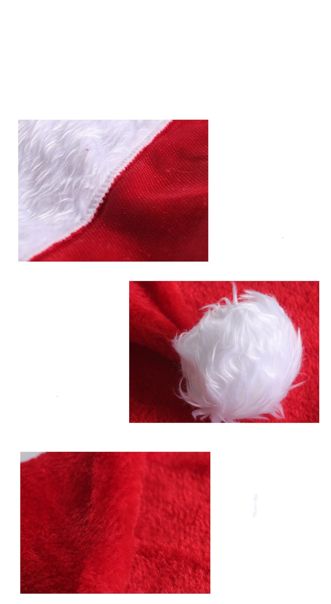 Christmas Hat with LED Lights Plush for Kids and Adults
