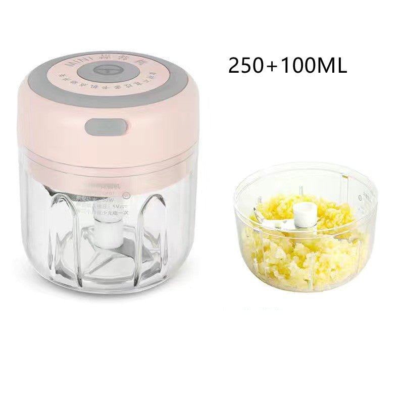 Mini Electric Garlic Chopper, USB Rechargeable Mincer for Ginger and Veg