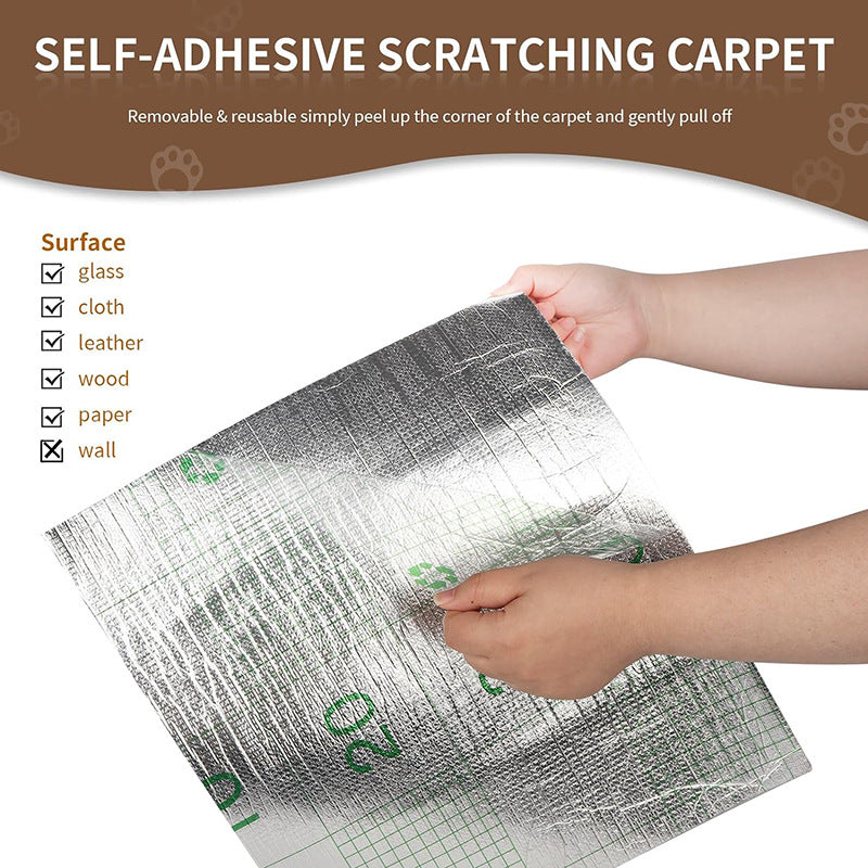 Self-Adhesive Cat Scratch Carpet Pad to Protect Sofas and Walls