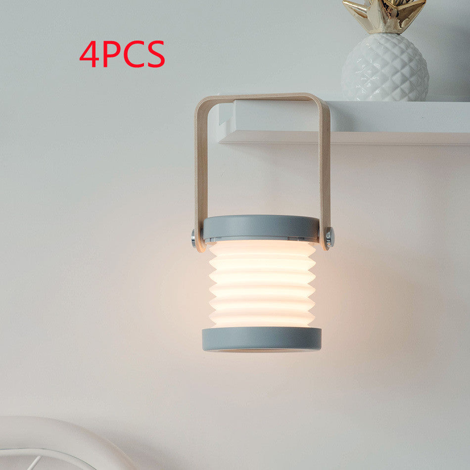 Foldable Touch Dimmable LED Reading Night Light, Rechargeable