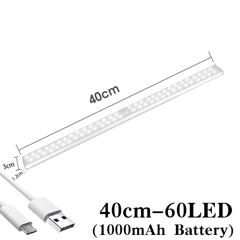 Rechargeable LED Sensor Light Bar, Motion Activated Cabinet Lighting