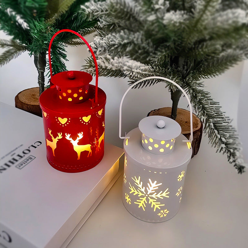 Christmas LED Candle Lanterns with Flameless Warm Glow