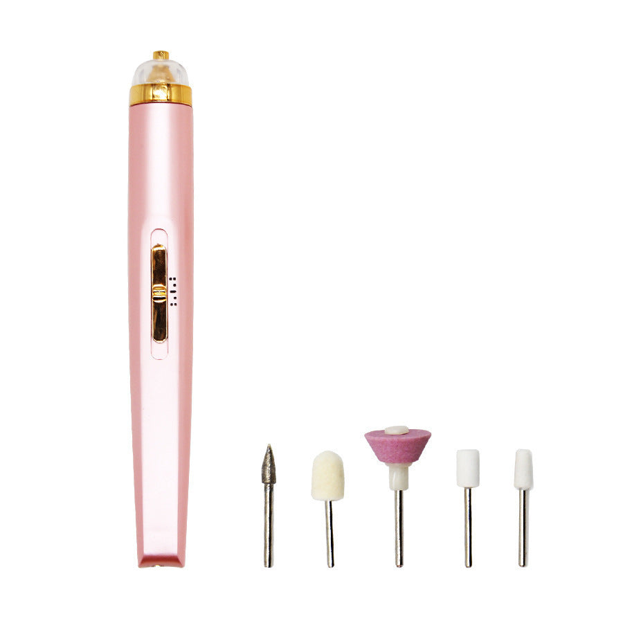 5-in-1 Cordless Electric Nail Drill Set with LED Light