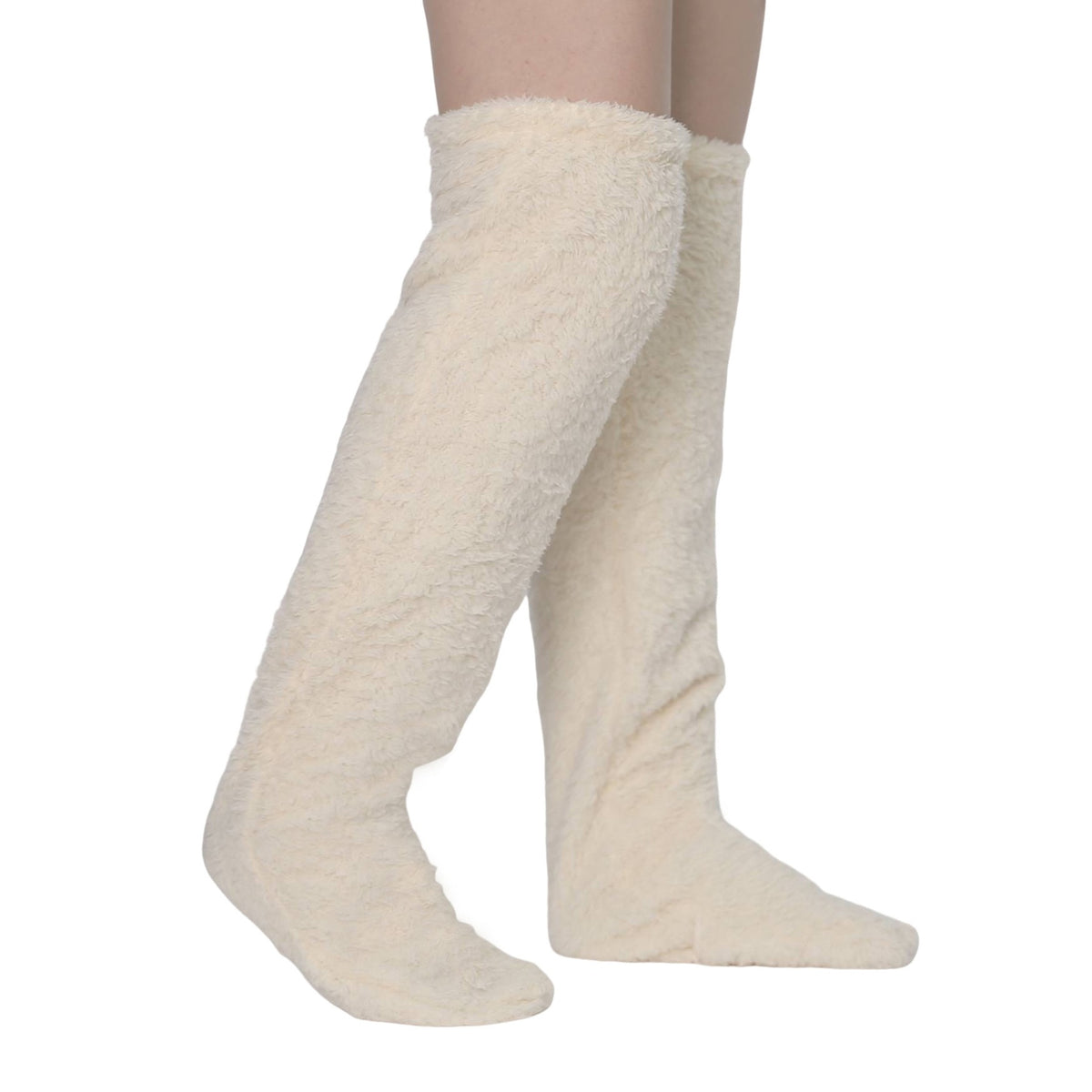 Over Knee Fuzzy Long Socks For Winter Home And Sleeping