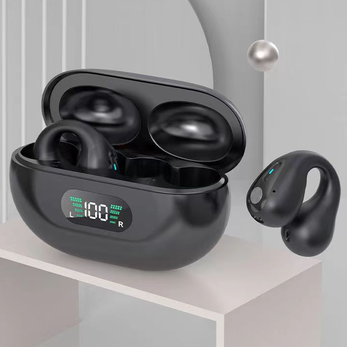 Bone Conduction Style Wireless Earbuds With Ear Clip And Bluetooth 5.3