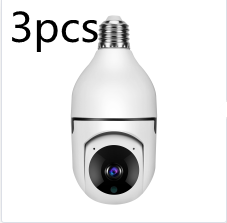 1080P WiFi Bulb Security Camera With 4X Zoom And Motion Alarm