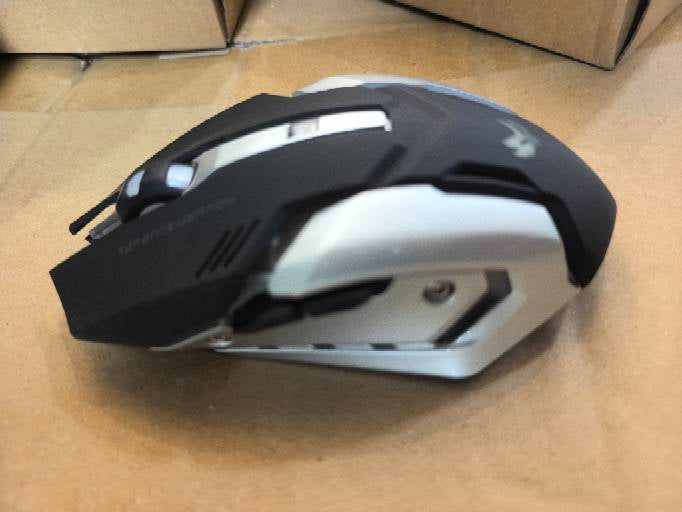 Silent Wireless Gaming Mouse with Rechargeable Battery