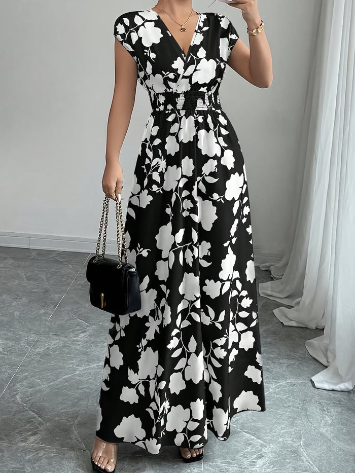 Sariyah | Vestido elegante sin mangas con escote en V
