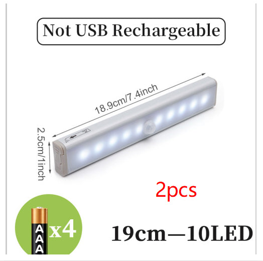 Rechargeable LED Sensor Light Bar, Motion Activated Cabinet Lighting