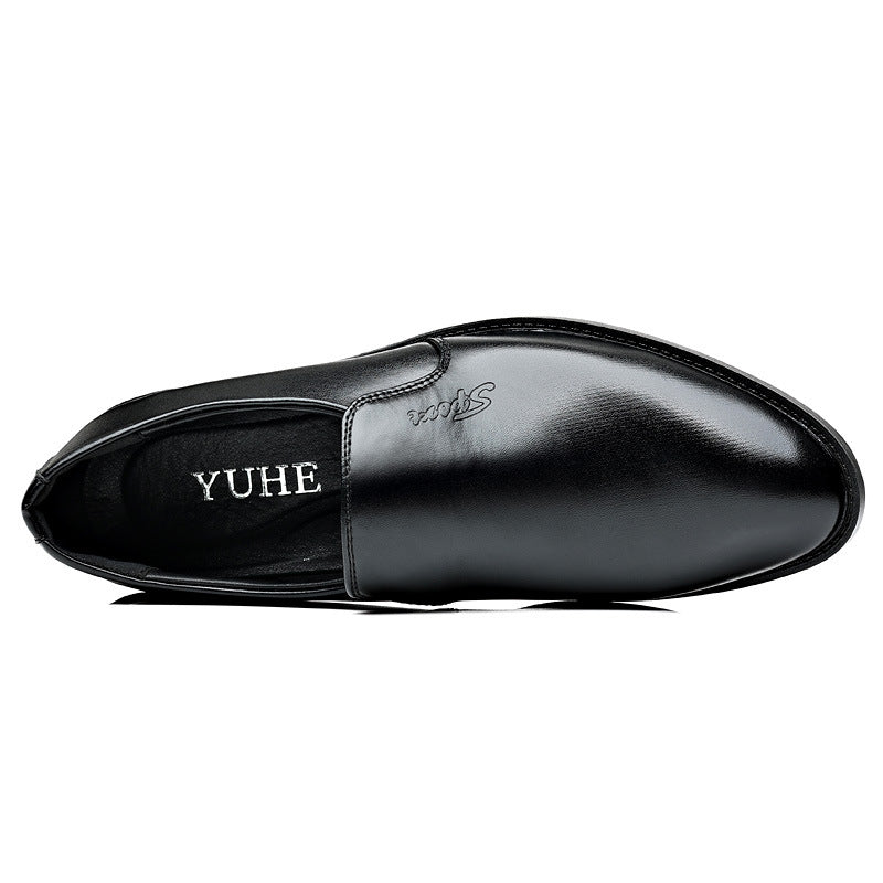 Men's Casual Pointed-Toe Slip-On Business Leather Shoes