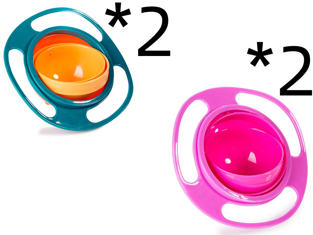 360 Rotating Spill-Proof Kids Bowl That Is Dishwasher Safe