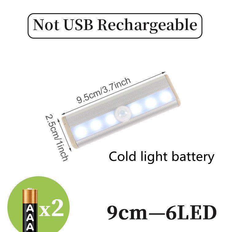 Rechargeable LED Sensor Light Bar, Motion Activated Cabinet Lighting