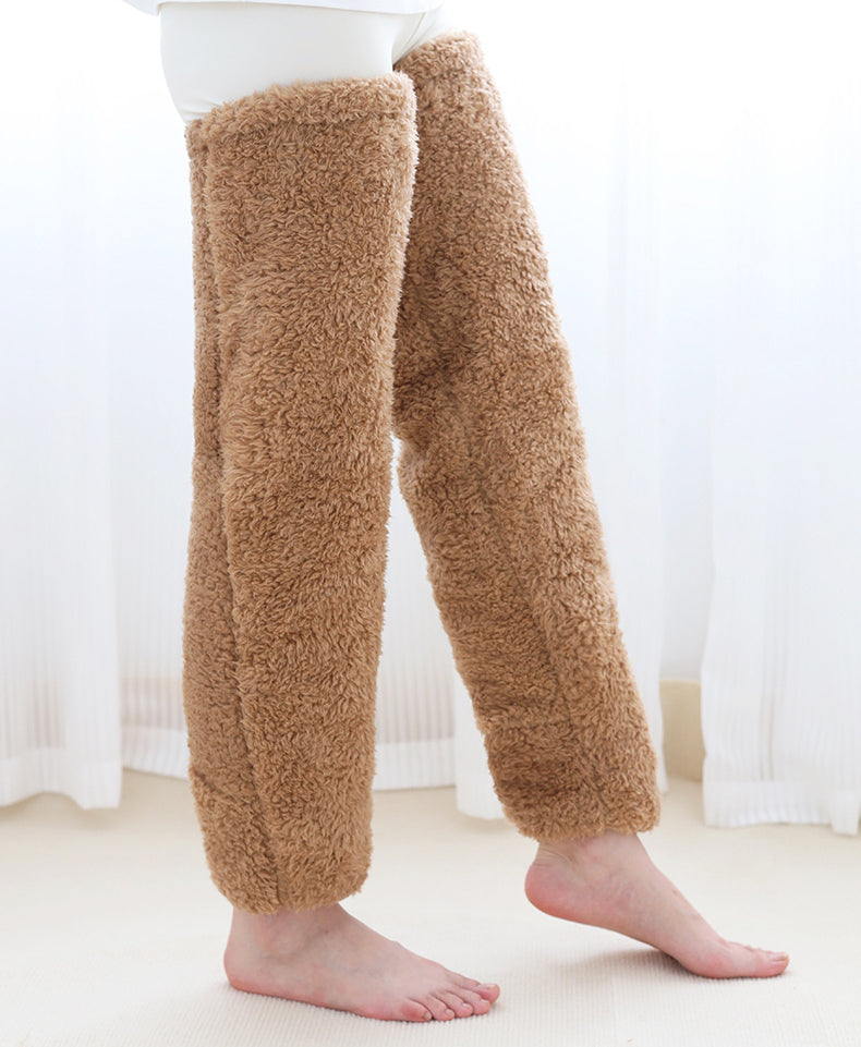 Over Knee Fuzzy Long Socks For Winter Home And Sleeping