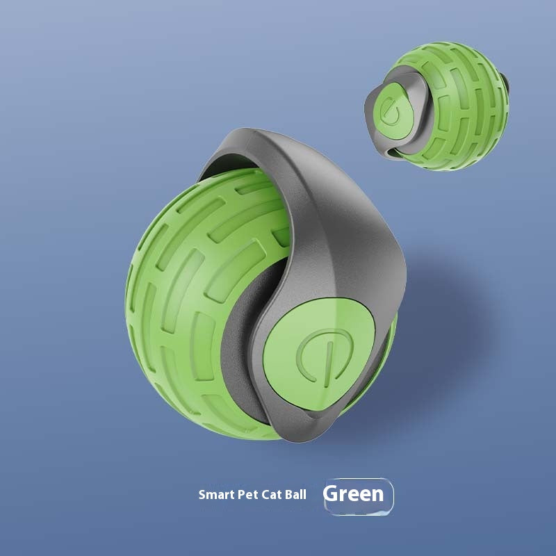Interactive Electric Rolling Ball Cat Toy, USB Rechargeable