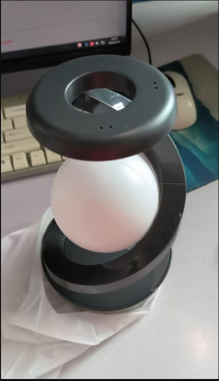 Rotating Moon Desk Lamp With Wireless Phone Charging And Touch