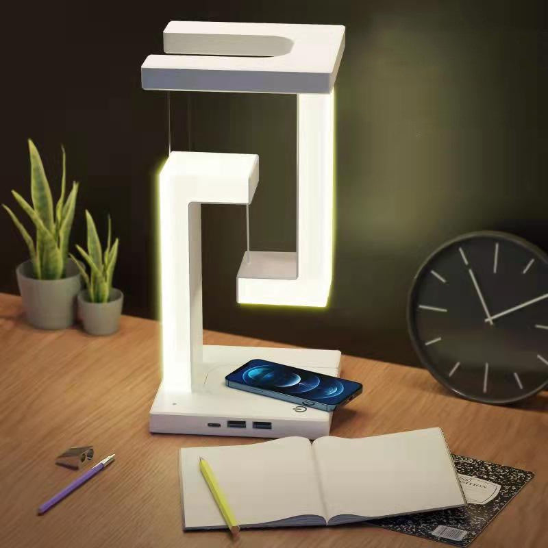 Wireless Charging Floating Table Lamp With Balance Light