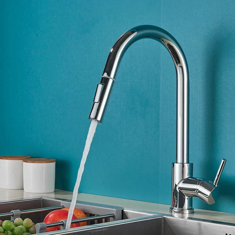 360° Swivel Kitchen Tap with Ergonomic Lever and Modern Design