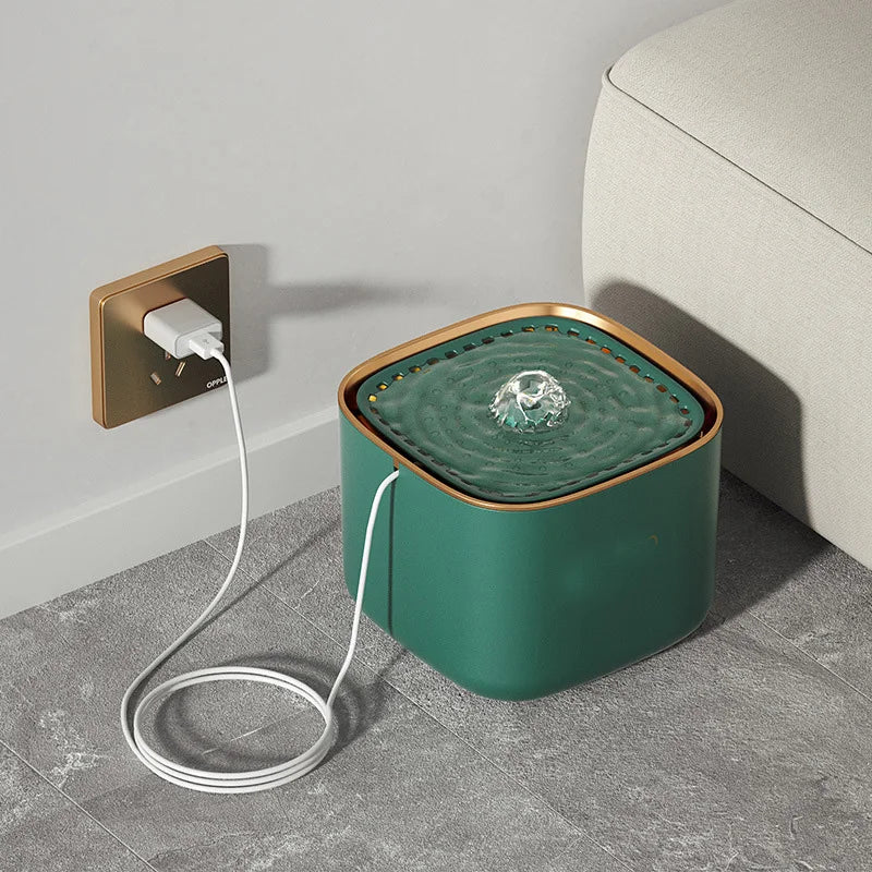 Quiet 3L Pet Water Fountain with Filter and BPA-Free Design