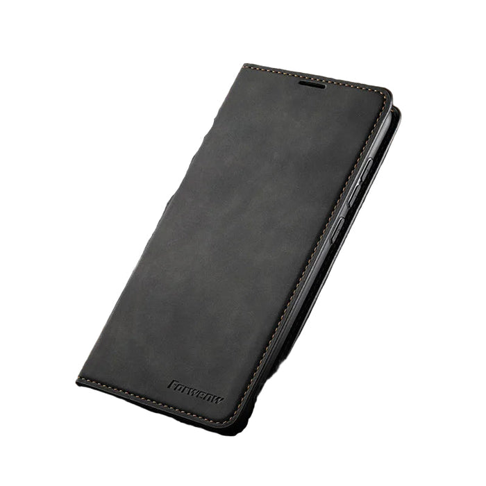 Custodia magnetica in pelle per iPhone unisex, compatibile con precisione con il modello
