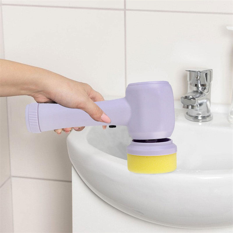 4-in-1 Cordless Electric Spin Scrubber Cleaning Brush