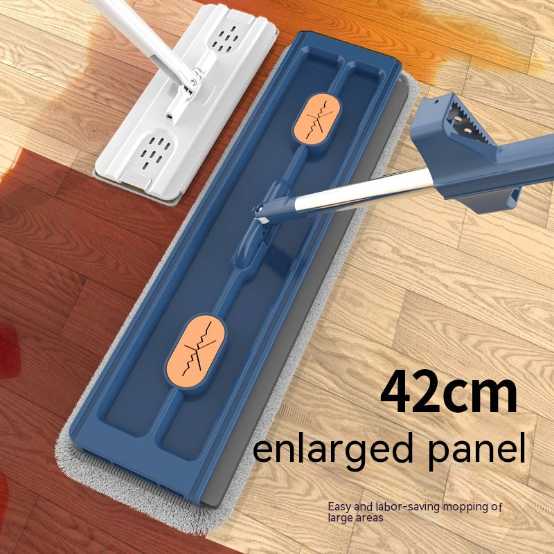 Large Flat Mop with 360 Degree Rotation for All Floor Types
