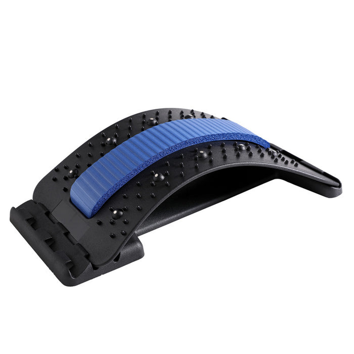 Adjustable Back Stretcher with Massage Points for Waist and Neck