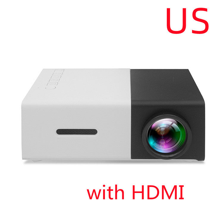 Mini HD LED Home Cinema Projector with HDMI and USB Audio