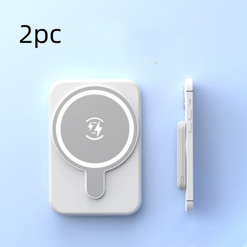 Mini Magnetic Wireless Power Bank 5000mAh with Fast Charging