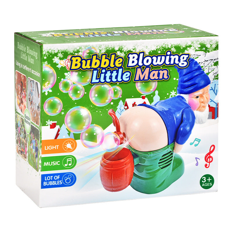 Electric Santa Claus Bubble Machine with Music and Lights