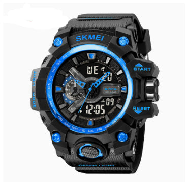 Men's Outdoor Sports Digital Watch in Camouflage and Black