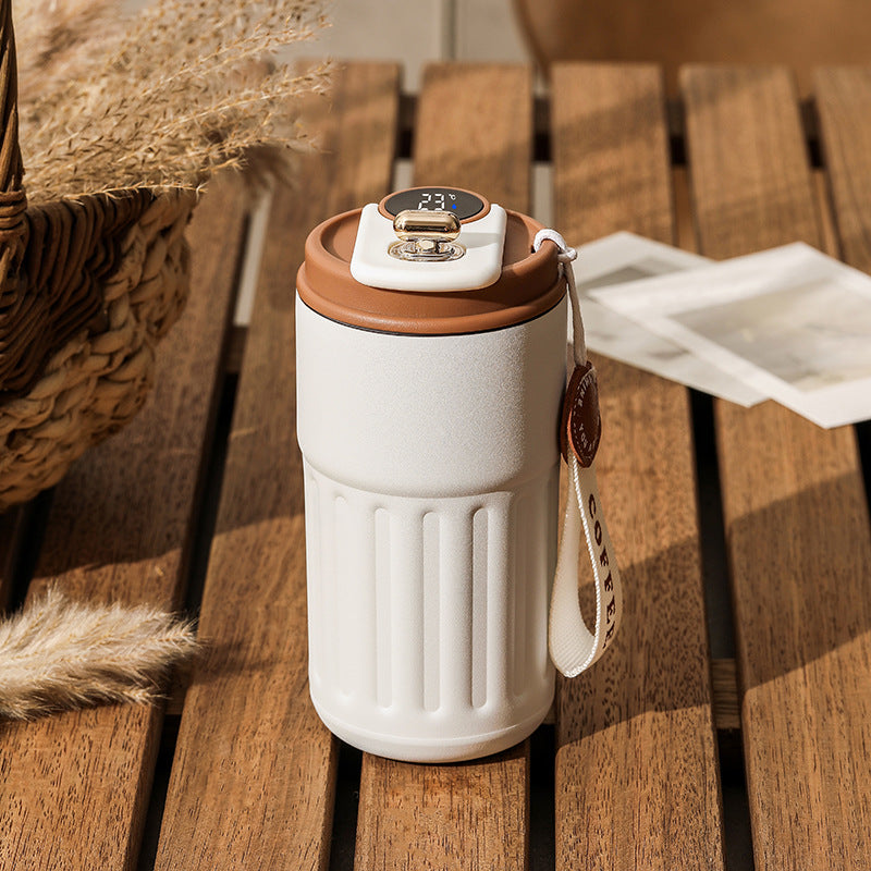 Smart Digital Insulated Bottle With Temperature Display, 450ml