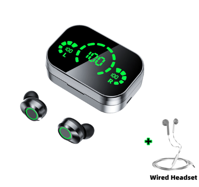 Wireless Bluetooth TWS Earbuds With LED Display And Charging Case