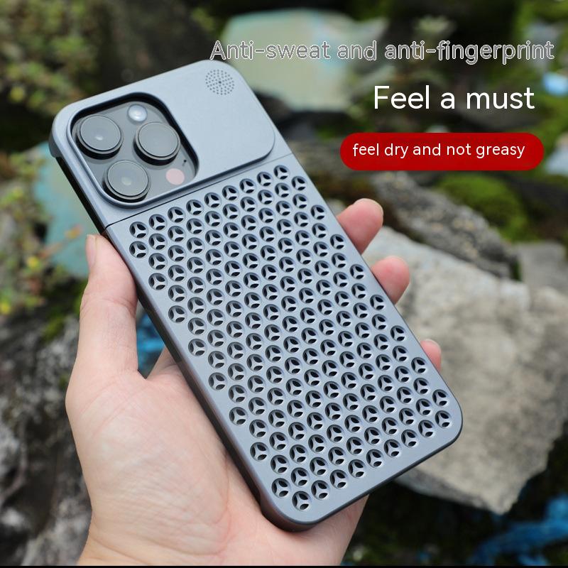 Aluminium Alloy Phone Case With Hollow Heat Dissipation