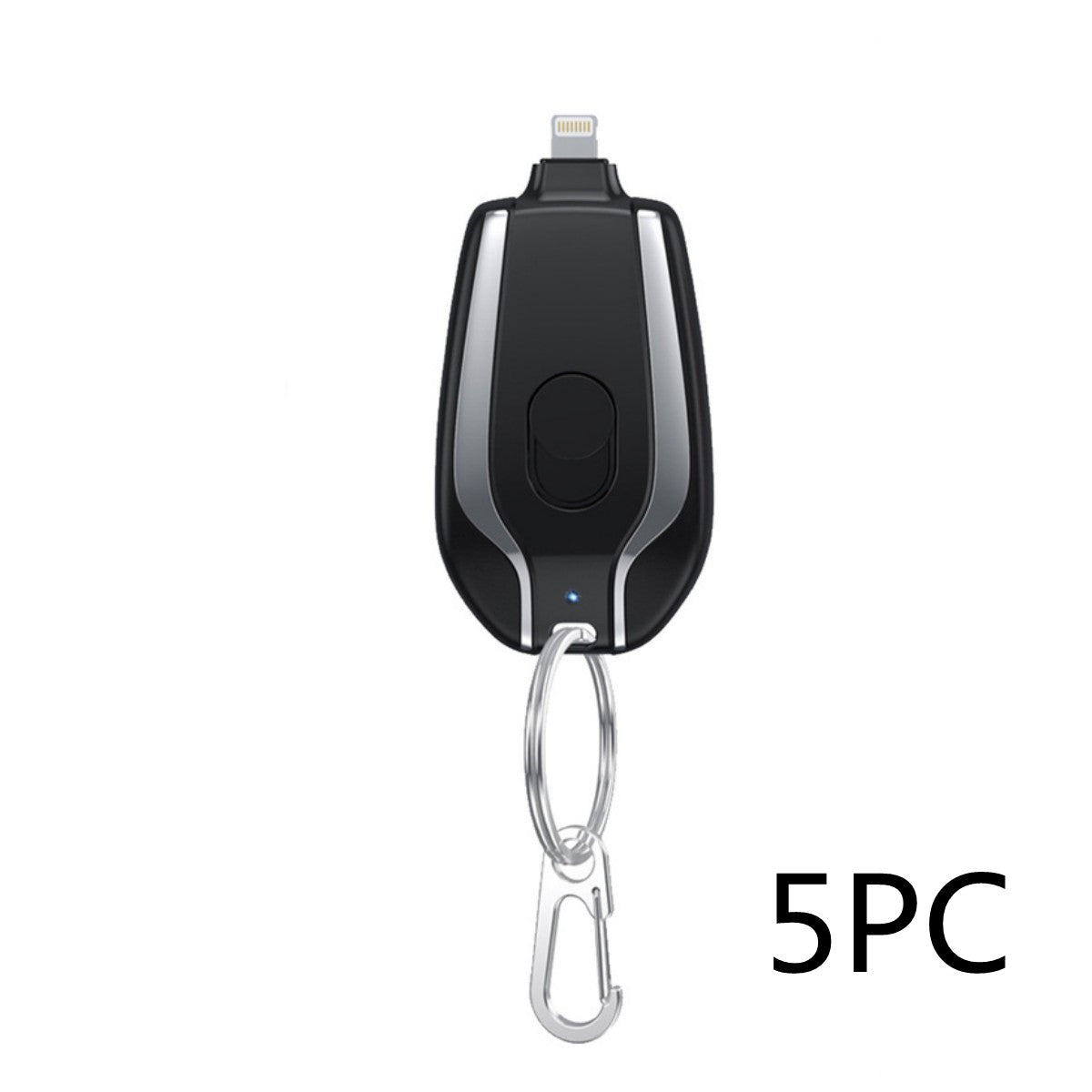 1500mAh Mini Keychain Power Bank With Type-C, Ultra Compact