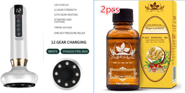 Electric Vacuum Cupping Massager with Gua Sha Suction for the Body