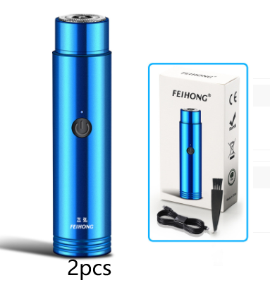 Mini Portable Electric Shaver, USB Rechargeable for Home and Car