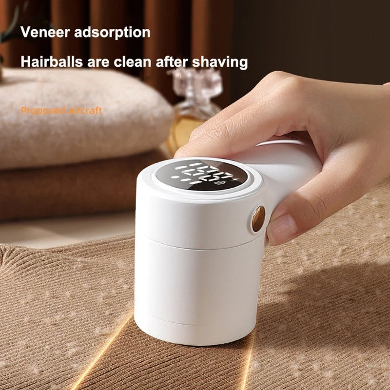 Electric Lint Remover with LED Display and USB Charging