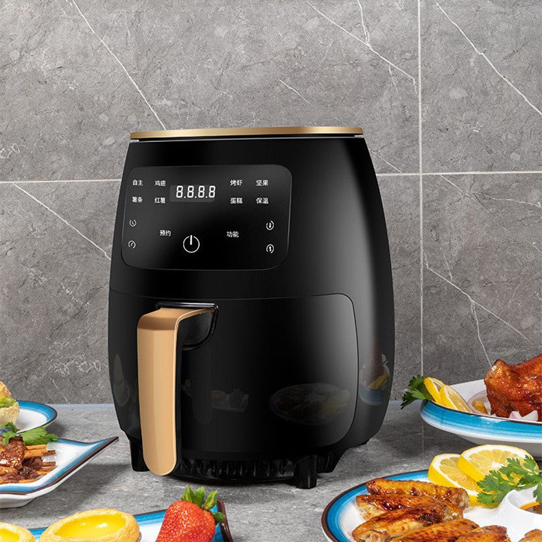 Smart Touch Air Fryer with 1400W Heating and Auto Power-Off