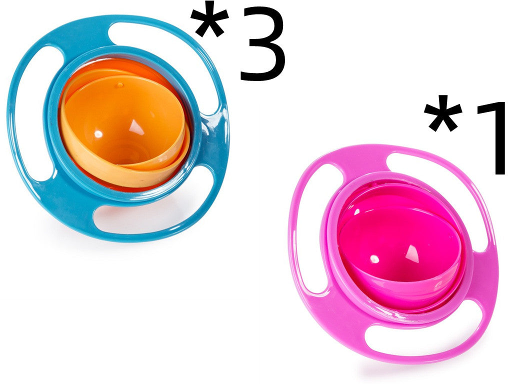 360 Rotating Spill-Proof Kids Bowl That Is Dishwasher Safe